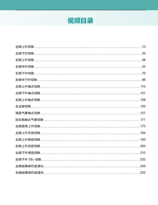 肺癌规范化手术 杨跃 配视频 标准肺叶切除 胸外科手术操作 初学者入门教科书 医生日常工作参考 北京大学医学出版社9787565927706 商品图2