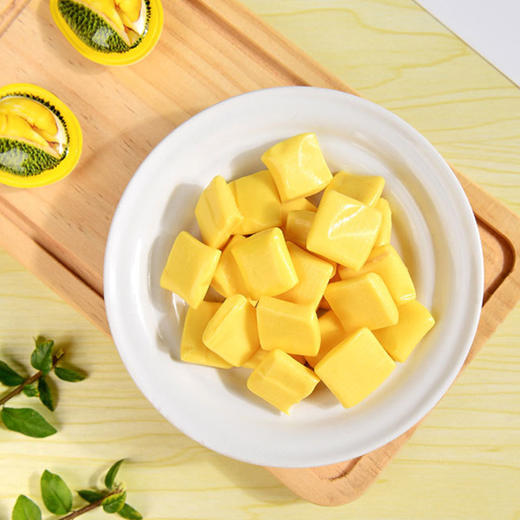 「3D榴莲糖！单独包装」3D造型榴莲软糖 泰式风味创意水果味奶糖年货零食糖果400g 商品图2