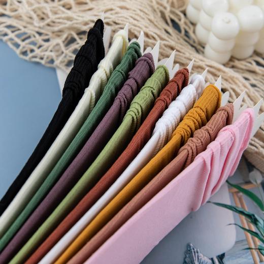 【颜色随机】堆堆袜女薄款 冰冰袜薄夏天袜子女网红冰丝长袜夏季1双 黑色白色等颜色随机 商品图3