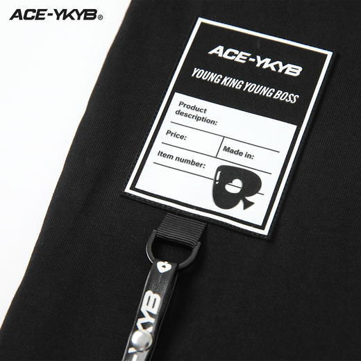 YKYB 23SS黑桃印花宽松廓形短袖T恤 商品图2