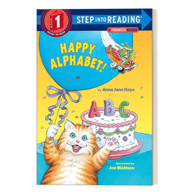 英文原版 Step into Reading 1 - Happy Alphabet A Phonics Read 快乐的字母 英文版 进口英语原版书籍