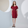 NF873斯尔丽瑟俪2023夏季新款斗篷式气质款收腰连衣裙 商品缩略图3
