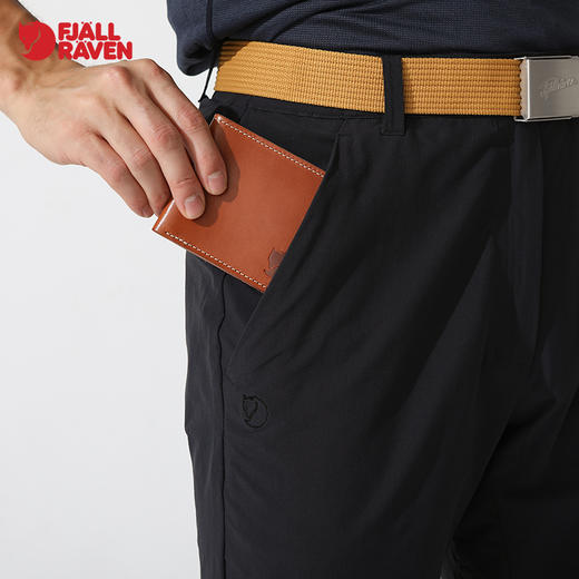 北极狐男士户外弹力舒适纯色简约时尚露营休闲裤02221147 商品图3