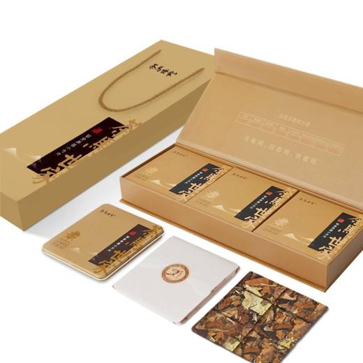 茶马世家福鼎白茶2015年寿眉老白茶福建茶叶小方片饼干茶礼盒180g 商品图1