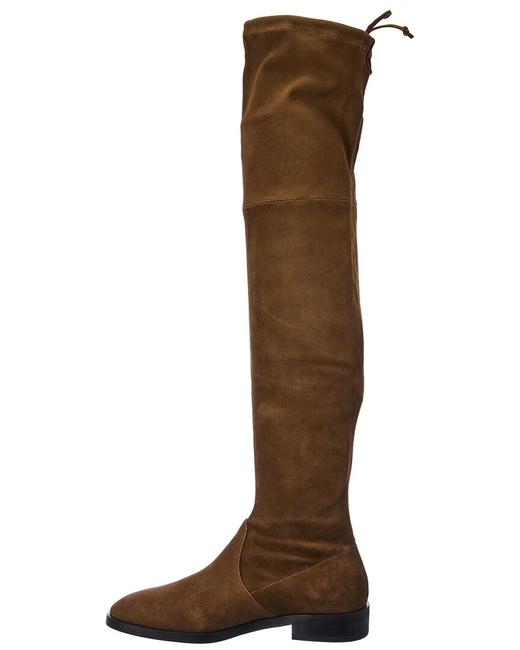 3折！只有7和7.5码！Stuart Weitzman SW Jocey City 棕色麂皮过膝靴 经典款￥1750直邮到手 商品图1