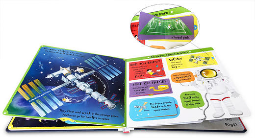 动手找事实 太空 英文原版绘本 纸板书 Super Space First Facts and Flaps 宇宙知识启蒙 3-6岁 英文版原版书籍 进口英语书正版 商品图2