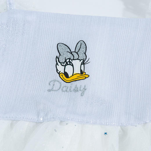 【商场同款】迪士尼童装女童短袖连衣裙夏季新品黛西卡通泡泡袖公主网纱裙222DQ0136
 商品图7