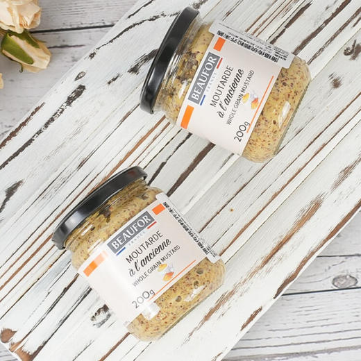 蒲福（BEAUFOR） 芥末酱  法国进口调味酱料 200g*2瓶装 商品图6