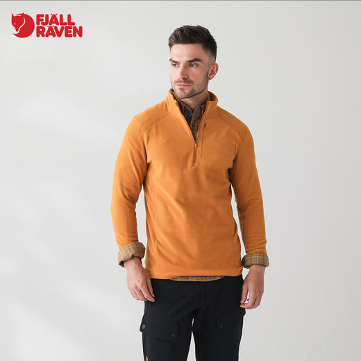 北极狐防风保暖套头卫衣时尚休闲男士亲肤抓绒衣04202130 商品图0