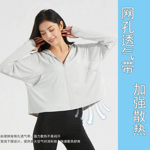 2023焦下同款原纱型冰丝披肩防晒衣女款！夏季户外透气防晒服衫外套皮肤衣！ 商品图2