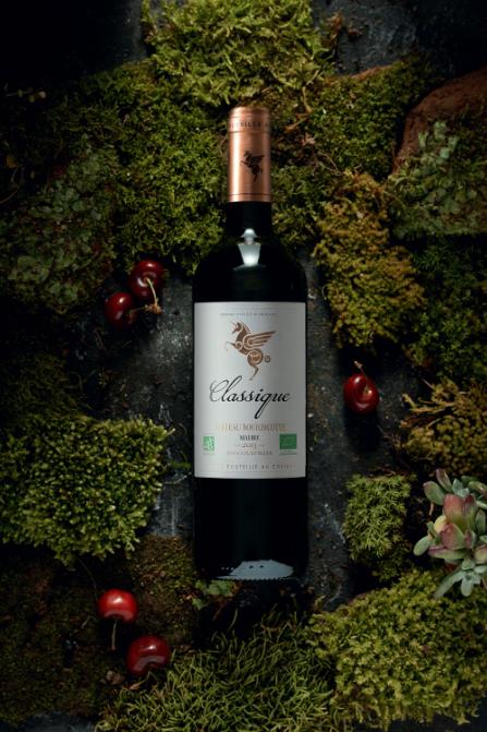 法国翡马经典有机马尔贝克红葡萄酒 法国进口红酒 优级波尔多AOC级13.5度 750ml 商品图0