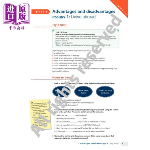【中商原版】IELTS Advantage Writing Skills  Delta Exam Preparation雅思考试提高写作技巧 英文原版进口教材教辅参考书 商品图4