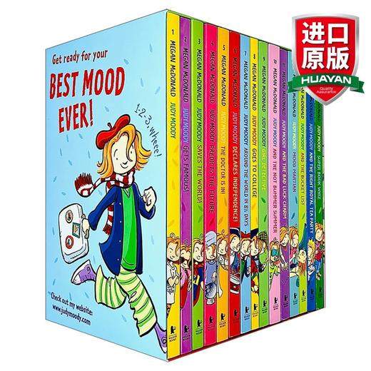 英文原版 Judy Moody Set 稀奇古怪小朱迪故事15册 畅销的儿童英文章节书系列 带黑白插图 成长桥梁书 英文版 进口英语原版书籍 商品图0