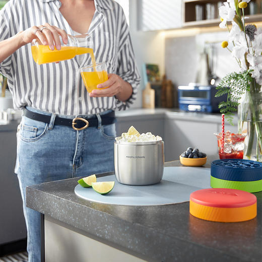 摩飞MR1105制冰保温桶 三层制冰盒快速脱模 带不锈钢储冰保温桶 商品图8