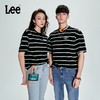 Lee商场同款23春夏新品舒适色织条纹男女同款短袖T恤LUT005029101274A03705 商品缩略图1