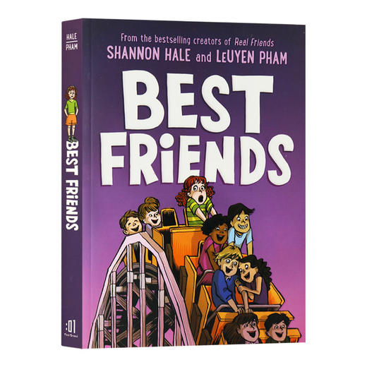 最l好的朋友 英文原版Best Friends Real Friends2 真正的朋友续集 校园社交技巧纽伯瑞奖作家 ShannonHale 英文版原版英语书籍 商品图0