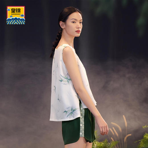 【皇锦】斜纹绸背心分身套装 商品图4