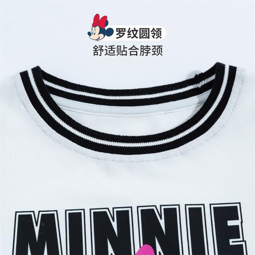 【商场同款】迪士尼童装女童短袖连衣裙夏季透气中大童米妮宝宝运动休闲裙子 商品图3