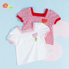 贝贝怡女童短袖立体小花T恤夏季新款中小童条纹纯棉宽松儿童上衣 商品缩略图9