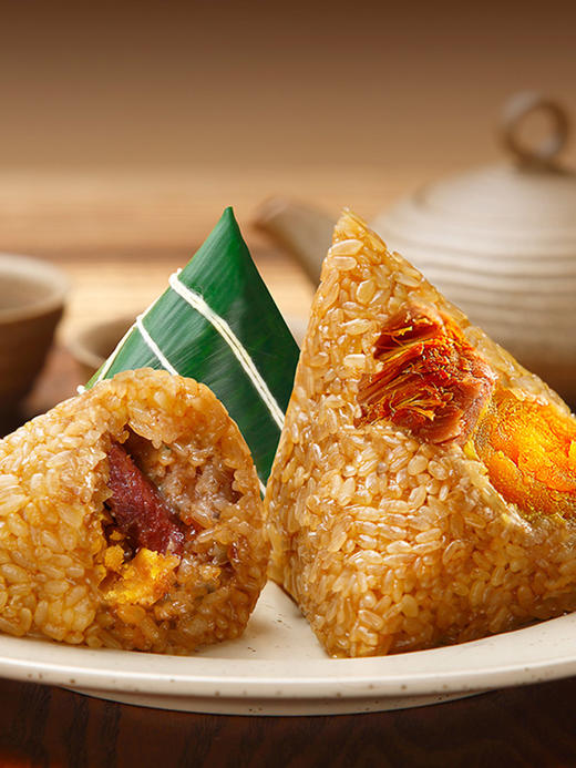 广州酒家 蛋黄肉粽礼盒1200g 商品图4