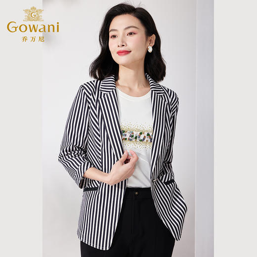 乔万尼新款夏季小西装外套修身上衣通勤设计感ET1B510 商品图1