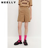 NEELLY纳俪商场同款黑色休闲短裤女夏季新款百搭阔腿显瘦裤子时尚N23042H01070 商品缩略图1