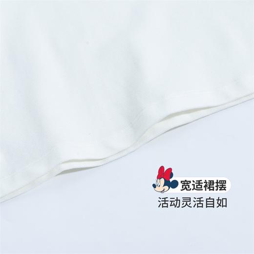 【商场同款】迪士尼童装女童短袖连衣裙夏季透气中大童米妮宝宝运动休闲裙子 商品图5