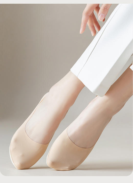 （买一送一）冰丝棉底防滑浅口船袜4030 商品图3