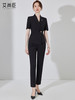 黑色西装外套女2025新款小个子职业西服套装工作服夏季短袖职业装 商品缩略图4