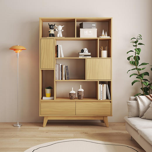 喜梦宝客厅展示架书架收纳陈列书架春序系列 商品图0