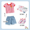 贝贝怡女童短袖立体小花T恤夏季新款中小童条纹纯棉宽松儿童上衣 商品缩略图5