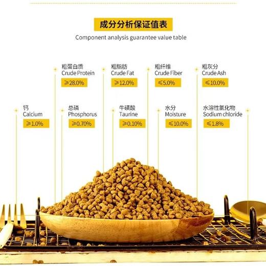 新宠之康猫粮全价幼猫专用粮离乳期增肥营养奶糕粮1kg/1袋 商品图3