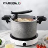  FLONAL意大利进口火山岩不粘锅微压锅家用煮汤锅炖锅电磁炉燃气灶压力锅6L 商品缩略图2