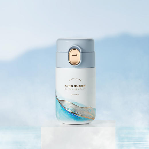 11149168 星巴克丹青墨染款迷你弹跳保温杯 商品图0