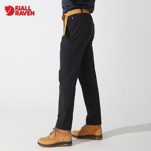 北极狐男士户外弹力舒适纯色简约时尚露营休闲裤02221147 商品图1