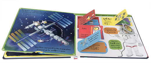 动手找事实 太空 英文原版绘本 纸板书 Super Space First Facts and Flaps 宇宙知识启蒙 3-6岁 英文版原版书籍 进口英语书正版 商品图1