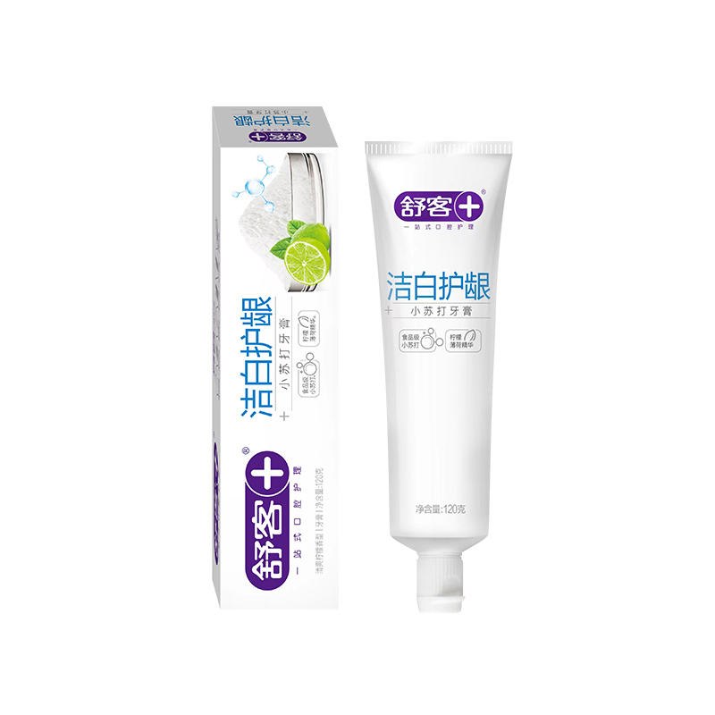 舒客小苏打牙膏120克*2支