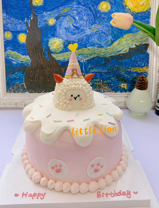 狮子家-网红小绵羊生日蛋糕 纪念日蛋糕 聚会 仪式感必备 健康甜品 商品图0