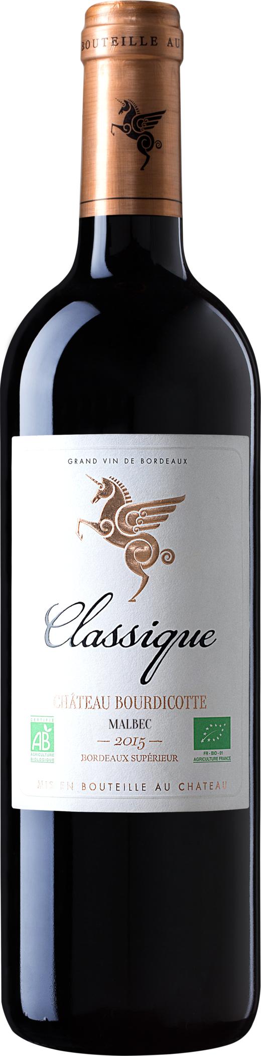 法国翡马经典有机马尔贝克红葡萄酒 法国进口红酒 优级波尔多AOC级13.5度 750ml 商品图1