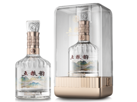 五粮液五粮韵 水晶版 白酒 500ml【两瓶起售，送精美酒具一套】