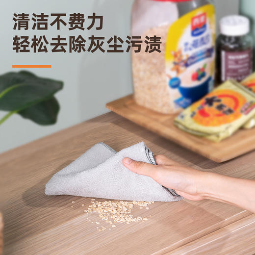 得力超细纤维抹布LQ392（30*70CM/2张灰色） 商品图3