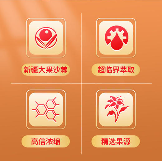 【国药集团】无糖型沙棘果油凝胶糖果 正宗沙漠中的软黄金 60粒/盒 商品图5