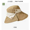 ZQ-R2-M2417 日系拼色扣子全棉渔夫帽女韩国春夏宽檐遮脸帽百搭盆帽潮 商品缩略图5