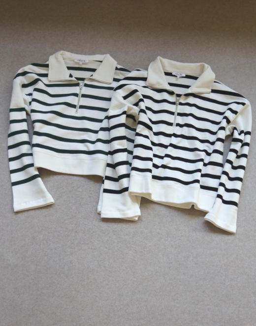 开春 嘚嘚以嘚嘚 哈！女段 FRM 半开拉链 精梳毛圈棉 长袖 卫衣 两款入 商品图0