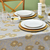 太阳菊系列方形桌布田园清新纯棉复古台布 商品缩略图2