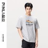 PINLI品立夏季新款纯棉短袖T恤印花休闲体恤上衣BG231111050 商品缩略图2