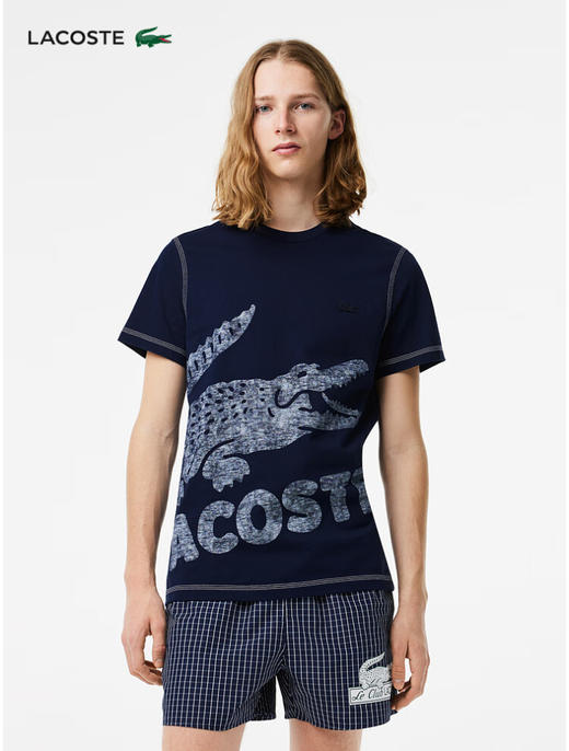 【海南专供价】Lacoste春夏短袖T恤TH8249-166 商品图1