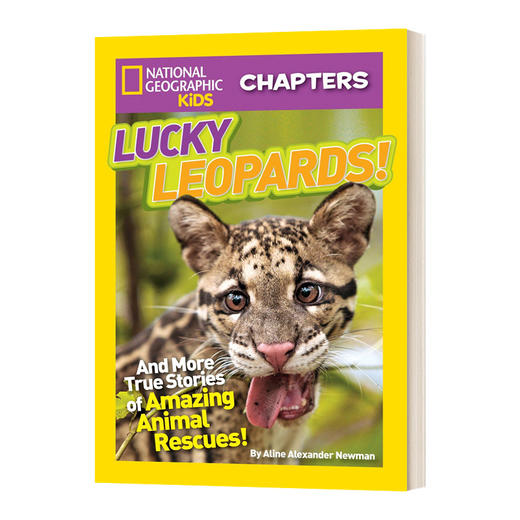 英文原版 National Geographic Kids Chapters Lucky Leopards美国国家地理儿童章节书 英文版 进口英语原版书籍 商品图0