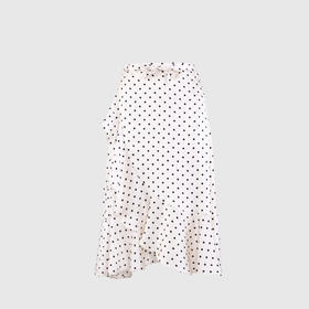 斜抄破刀荷叶裹身半裙