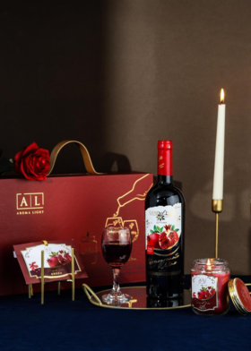 【团购展示】美通石榴酒 香薰红酒礼盒套装